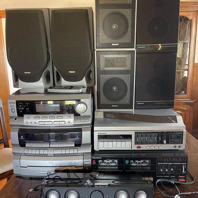 "Magnavox", "Panasonic", "TEAC", Home Music Systems 