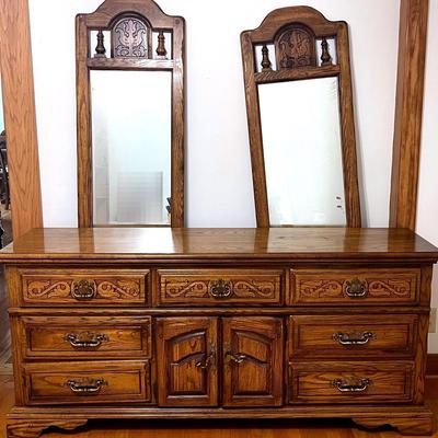 Vintage Wooden Dresser