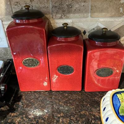 Sale Photo Thumbnail #150: Pier1 Cannister Set