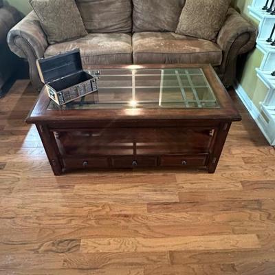 Broyhill Coffee Table and Bassett Furniture Couch