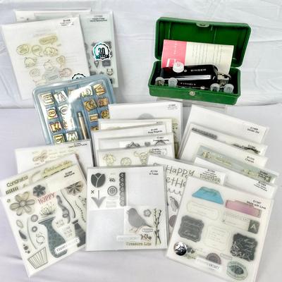 Vintage Alphabet Metal Punch Set & Craft Supplies