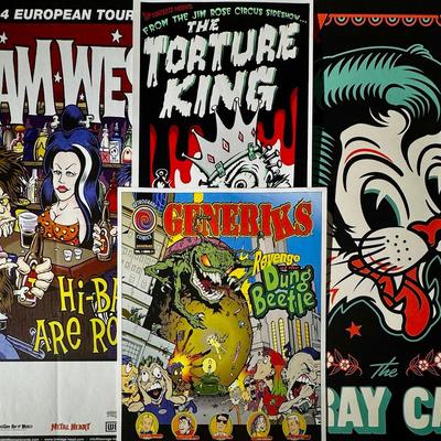 *signed* Stray Cats Poster, Generiks Poster & More! 