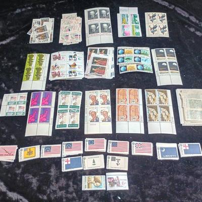 MNH 1968 Walt Disney Stamp Blocks W/ Vintage 6¢ Stamp Collection