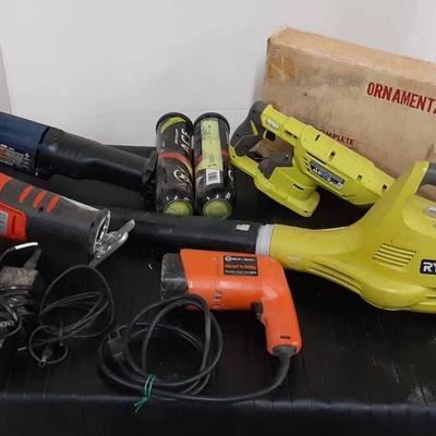 A Variety of Power tools and an Ornamental Windmill 4 1/2’ Model B5 Pioneer Style 
