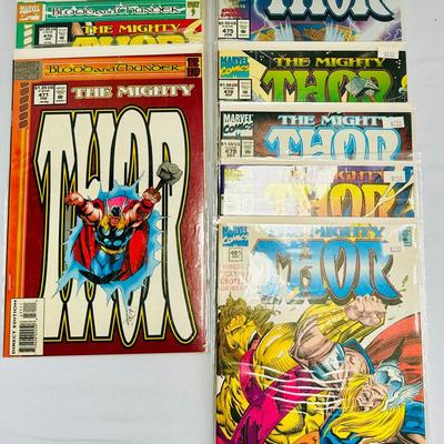 Thor / Blood and Thunder / Newsstand / #s 468-471, 474-475, 478-481