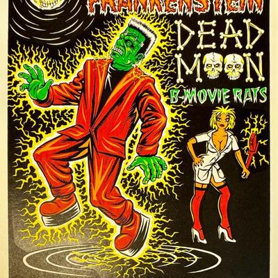 Electric Frankenstein - SIGNED “At The Grage” Poster 