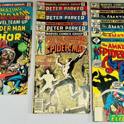 (11) Vintage Spider-man SpiderMan Comics