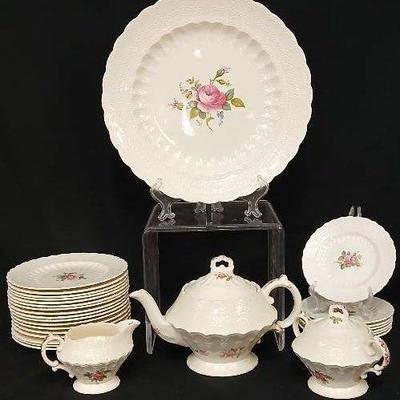 Spode Billingsley Rose China