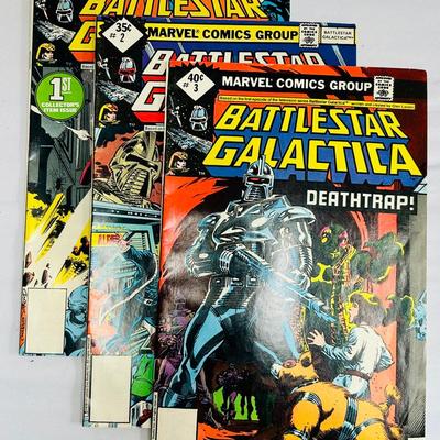 1978 Battlestar Galactica Comics #s 1-3