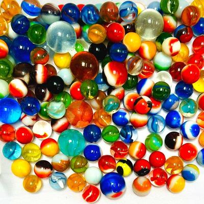 (145) Antique and Vintage Glass Marbles