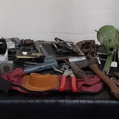 Power Drill, Sets Of Metal Clamps, Drill Bits, Plies, and More