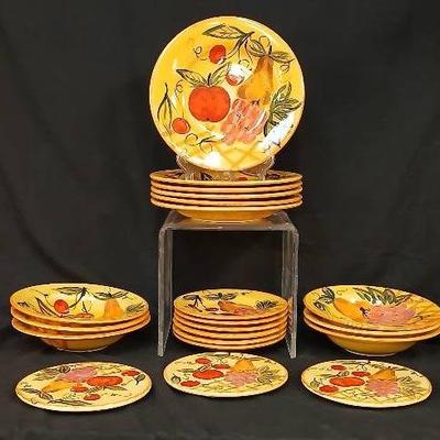 Boulevard Fruits Stoneware By Tabletop Unlimited