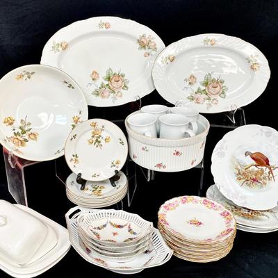 Mixed Porcelain & China Vintage Dishware Feat. Rosenthal Bahnhof & More!