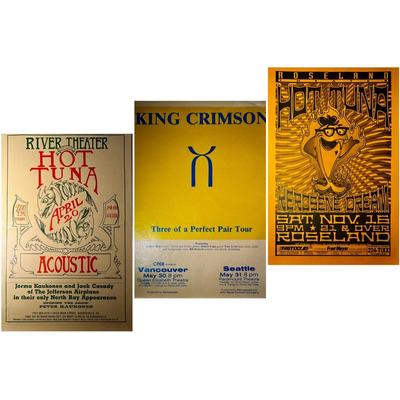 Hot Tuna & King Crimson Posters! 