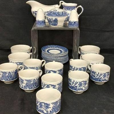 Blue Willow Churchill English China