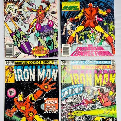 1980 Iron Man Comics #s 140 - 143 / VG / Bob Layton