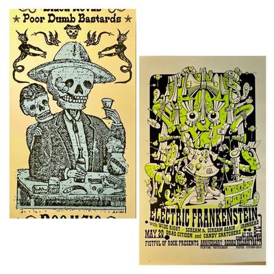 Electric Frankenstein - Room710 & The Continental Anniversary Posters 