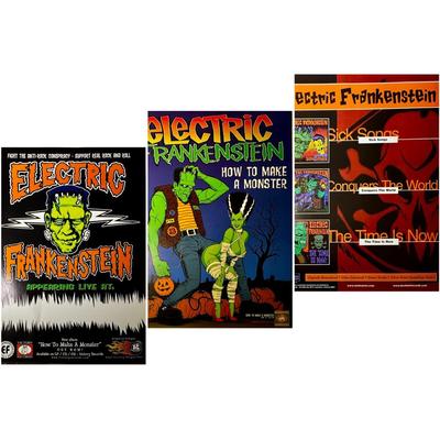 Electric Frankenstein Posters 