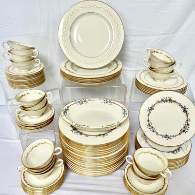 Two Vintage & RARE Lenox Golden China Sets 
