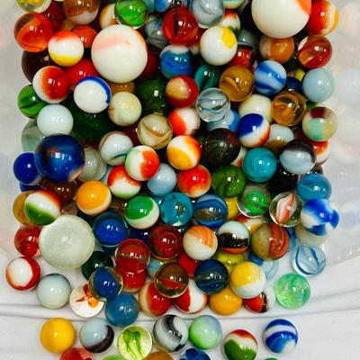 (250+) Antique and Vintage Glass Marbles 