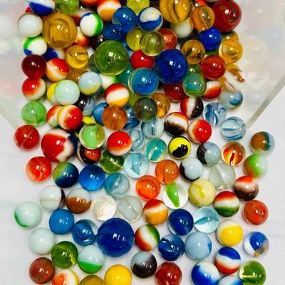 (200+) Antique and Vintage Glass Marbles