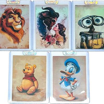 1/1 Custom Artist Sketch Cards / Beloved Disney Icons
