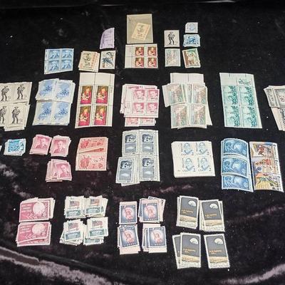 Multi Denominational Vintage Postage Stamp Collection