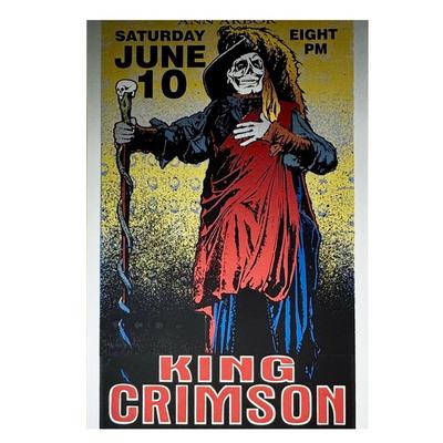 *signed* King Crimson Ann Arbor 1995 Poster!