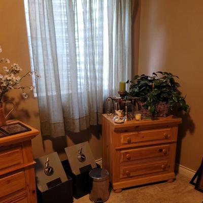 Matching nightstands and 2 combo safes - Anon