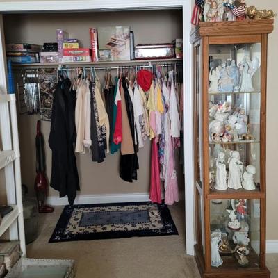 An additional closet of clothes