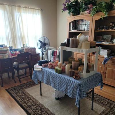Candles, crafts & Office Items