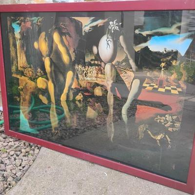 Cg187r abstract photo framed