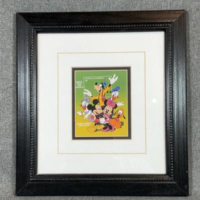 Walt Disney Limited Edition Stamp “Disney 6” With Certificate Of Authenticity 