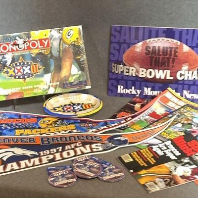 Broncos Super Bowl XXXII Memorabilia 