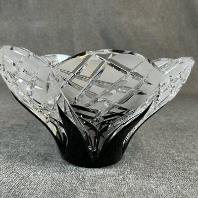 Caesar Crystal Bohemiae Frost Medium Lemon Cup in Black