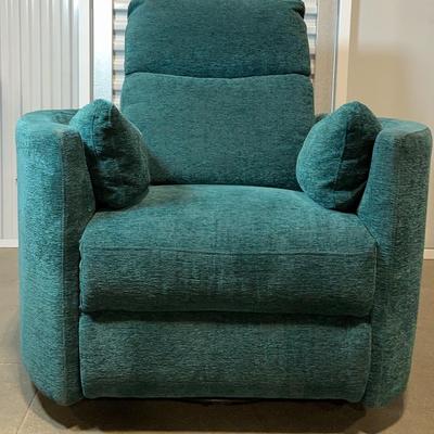Parker Living Radius Power Swivel Glider Recliner Color Peacock