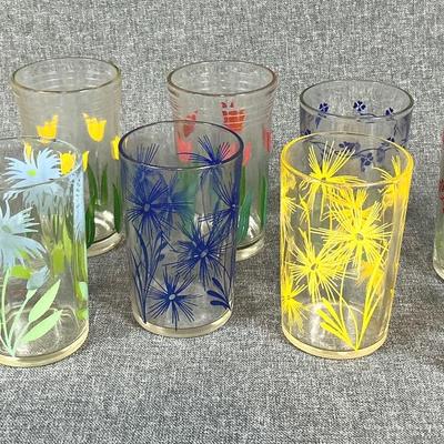 Vintage Kraft Swanky Swig Juice Glasses
