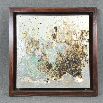 Signed Abstract Painting