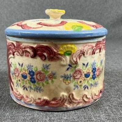 Hand Painted Lidded Dish