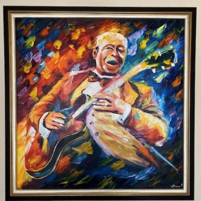 BB Kings Painting by Afremov
