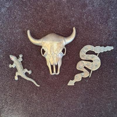 Western Sterling Pins