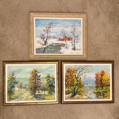 Original Art - Three Pieces By “C.Ricciardi”
