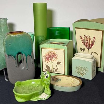 Decor - Green Art Glass