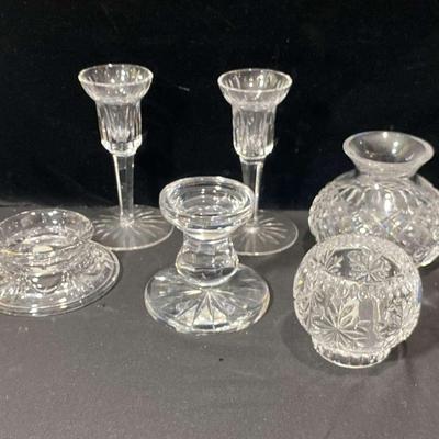 Waterford Candle Holders 