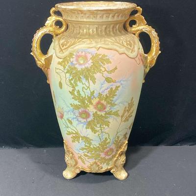 Royal Bonn Double Handled Gilded Vase