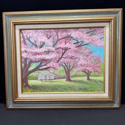 Original Signed Art - Evelyn Yakonis Painting On Canvas