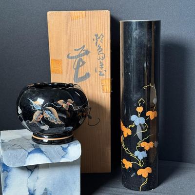 Japanese Art and Fenton Glass 