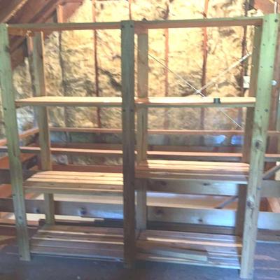 Wooden Storage Shelves