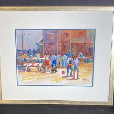 Original Watercolor Art by "Rizzo"
