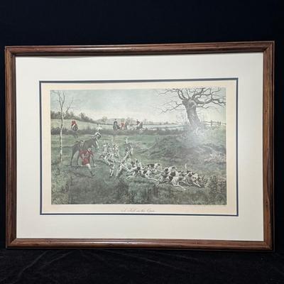 Print - “A Kill In The Open” Painted By G.D.Rowlandson